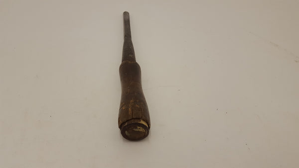 Large 1/2" Vintage Round Nose Socketed Mortice Chisel 21932