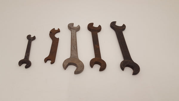 Mixed Bundle of 5 Spanners 3/16 - 5/8 22642