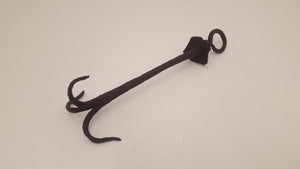Small Beautiful Antique Cast Iron Grappling Hook Anchor 23824