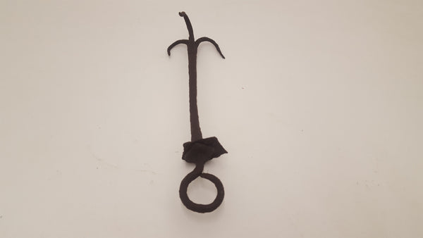 Small Beautiful Antique Cast Iron Grappling Hook Anchor 23824