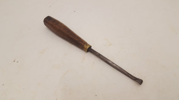 3/8" Vintage Herring Bros Spoon Gouge w Chipped 23987