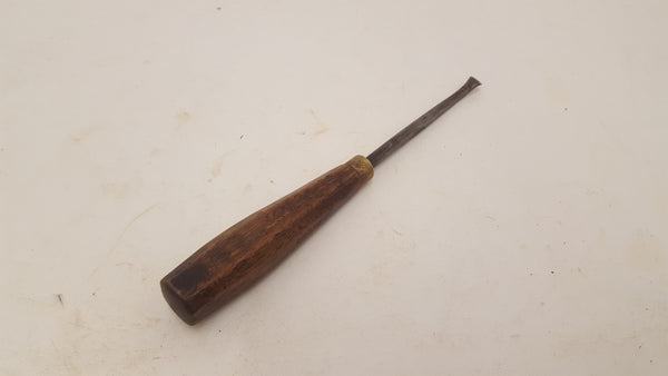 3/8" Vintage Herring Bros Spoon Gouge w Chipped 23987