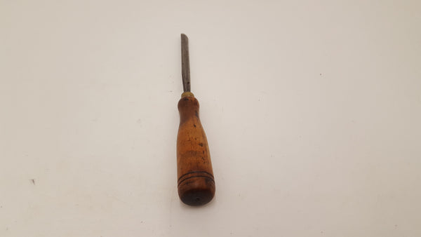 Vintage 7/16" Marples Round Nose Gouge w #5 Sweep 24060