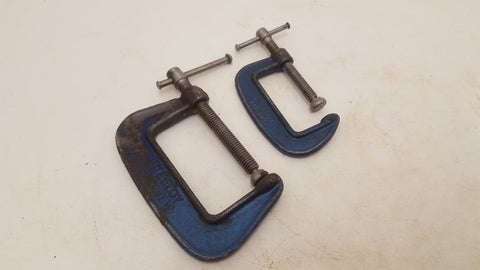 Pair of Small Vintage Picardo 482 & 482 1/2 G Clamp 24400