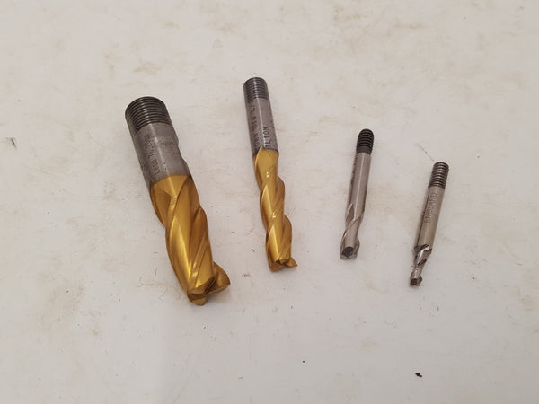 Mixed Bundle of 4 Slot Drill Bits Screwed Shank 24432