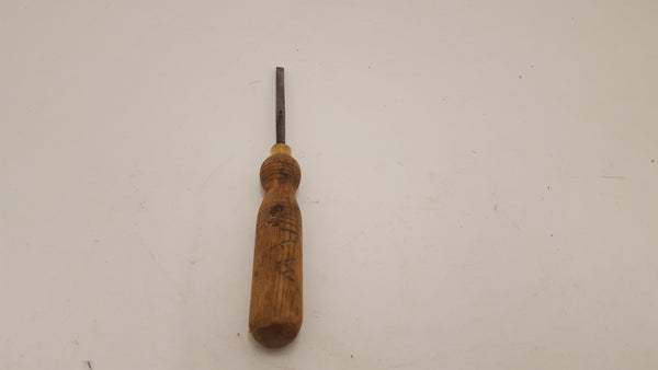Vintage 1/4" Toga Firmer Chisel w Copper Ferrule 24549