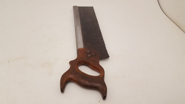 Vintage 14" Budget Line from Tyzack Steel Back Saw w 8 TPI 24619