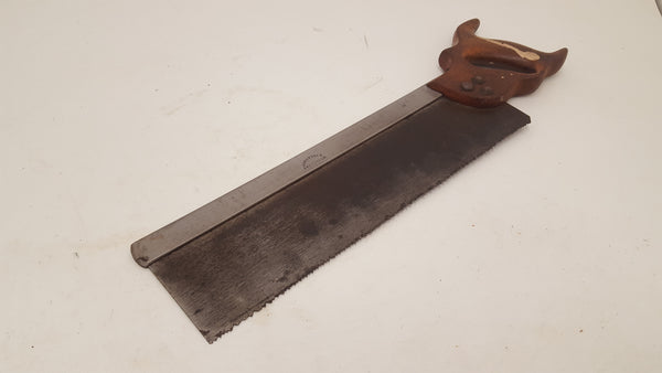 Vintage 14" Budget Line from Tyzack Steel Back Saw w 8 TPI 24619