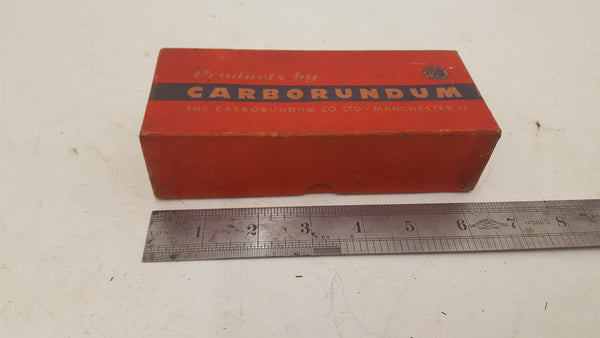 6 x 2 x 1" Vintage Carborundum Sharpening Stone in Box 24872