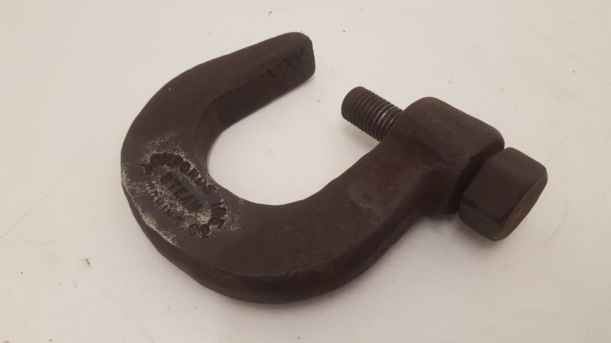 Antique Cast Iron Oxfordshire Steam Plough Clamp 25444