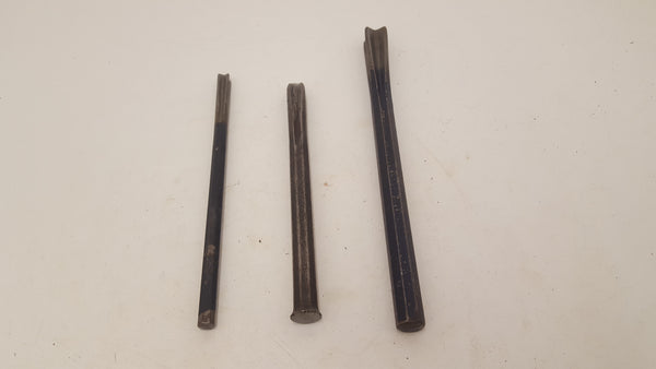 Set of 3 Vintage Rawlplug Chisels 3/8 - 3/4" 25432