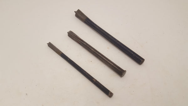 Set of 3 Vintage Rawlplug Chisels 3/8 - 3/4" 25432