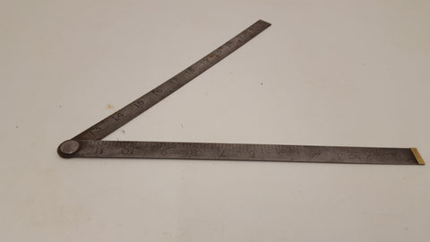 24" Steel & Brass Folding Rule 25875