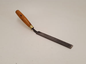 1 1/8" I Sorby Bent Paring Gouge User Modified w #5 Sweep 26660