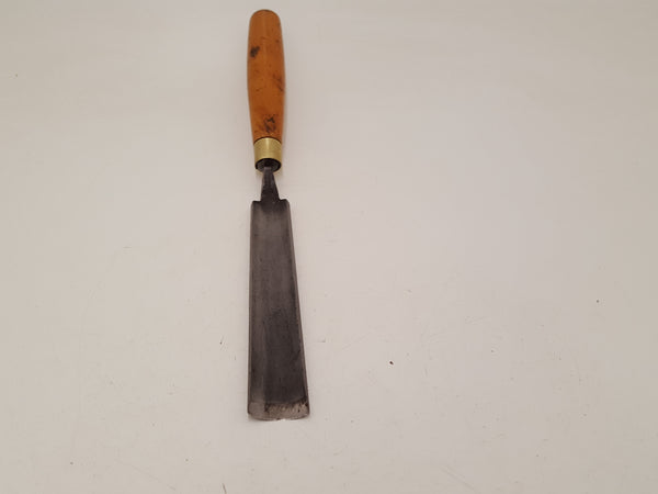 1 1/8" I Sorby Bent Paring Gouge User Modified w #5 Sweep 26660