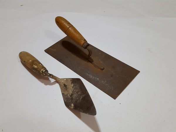 Pair of Vintage Builders Trowels 27196