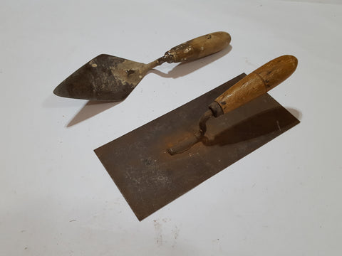 Pair of Vintage Builders Trowels 27196