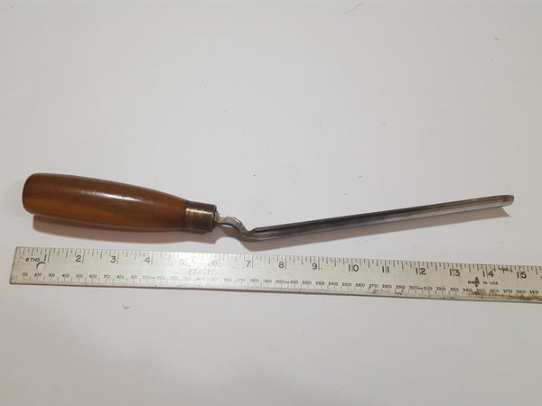 Nice Vintage 7/8" Marples Cranked Gouge w #6 Sweep 27248