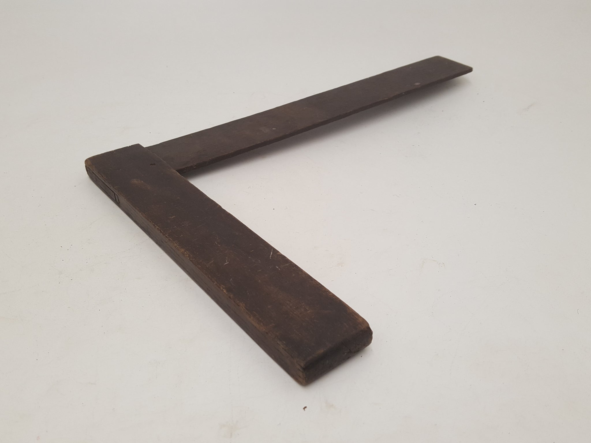 Large 15" Vintage Wooden Try Square 29210