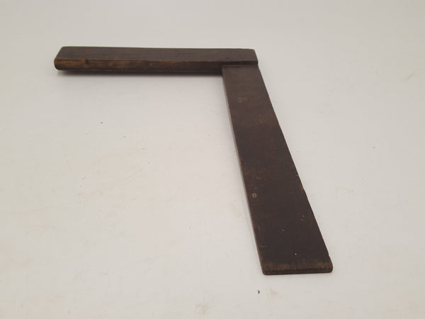 Large 15" Vintage Wooden Try Square 29210