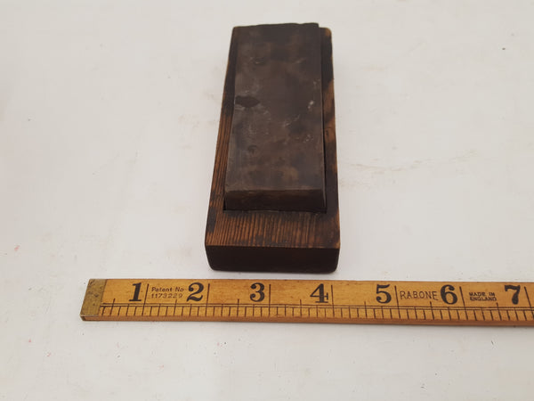 Small 4 1/2 x 1 3/4" Oil Sharpening Stone in Box 29896