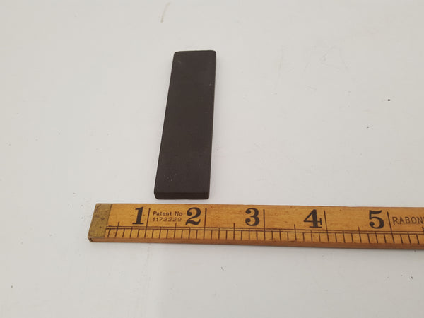 Small 4 x 1" Carborundum Sharpening Stone in Plastic Sleeve 30015