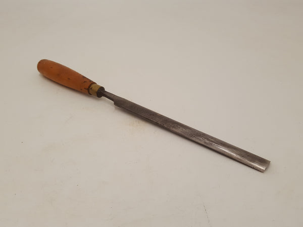 3/8" Vintage J Tyzack Paring Gouge w #6 Sweep 30098