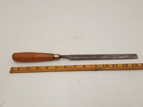 3/8" Vintage J Tyzack Paring Gouge w #6 Sweep 30098