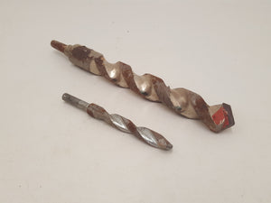 Mixed Pair of Large Stone Drill Bits 5/8 & 1 1/4" in Box 30227