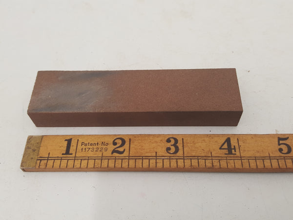 Small 4 x 1 x 1/2" Norton India Sharpening Stone in Box 30230