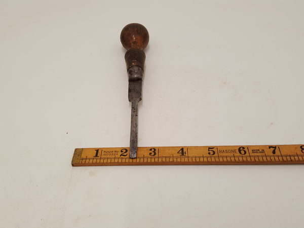 Small 8" Vintage Cabinet Makers Pattern Turnscrew w 1/4" Blade 30244