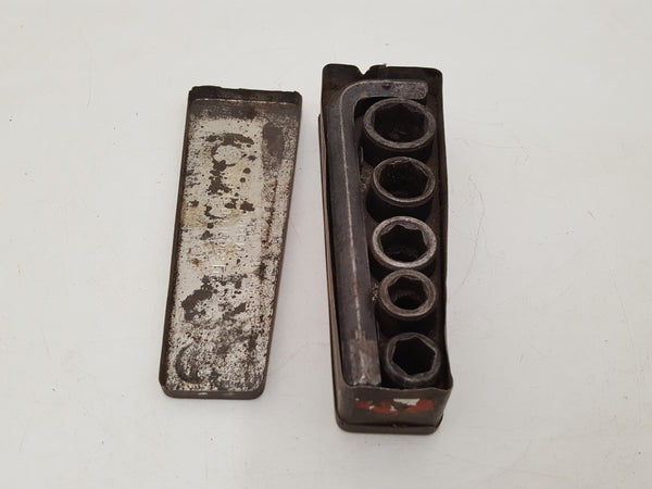 Set of 5 Allen Key Sockets in Egerton Tools Ltd Case 31418