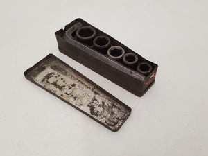 Set of 5 Allen Key Sockets in Egerton Tools Ltd Case 31418