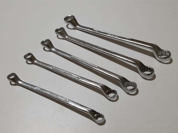 Set of 5 Draper Ring Spanners 10 - 19 32937