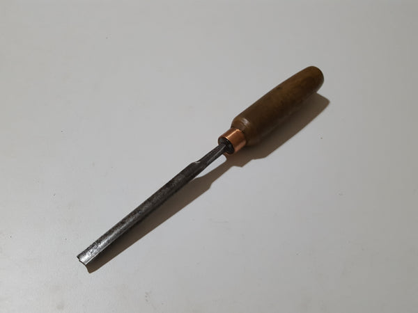 3/8" Vintage Marples Gouge w #8 Sweep & Copper Ferrule 32354