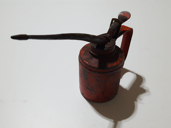 5 1/2" Vintage Red Oil Can 33143