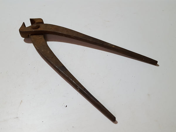 12" Vintage Blacksmith End Cutting Pliers 33478