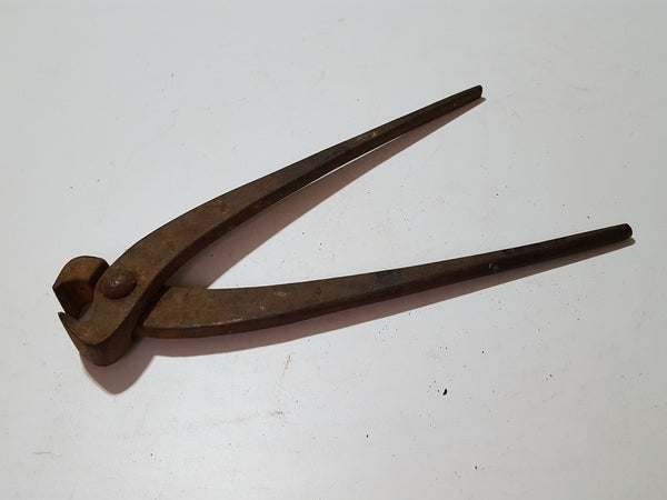 12" Vintage Blacksmith End Cutting Pliers 33478