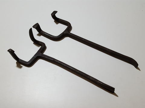 Pair of 16" Vintage Man Hole Lifting Tools 33298