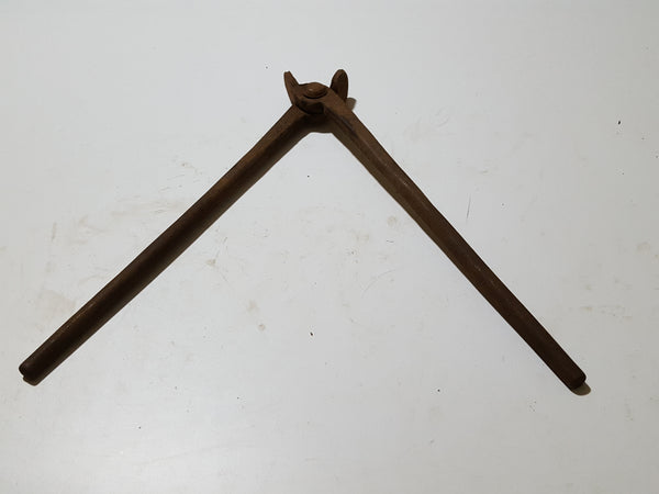 14 1/2" Vintage Farriers Blacksmith Tongs 33444