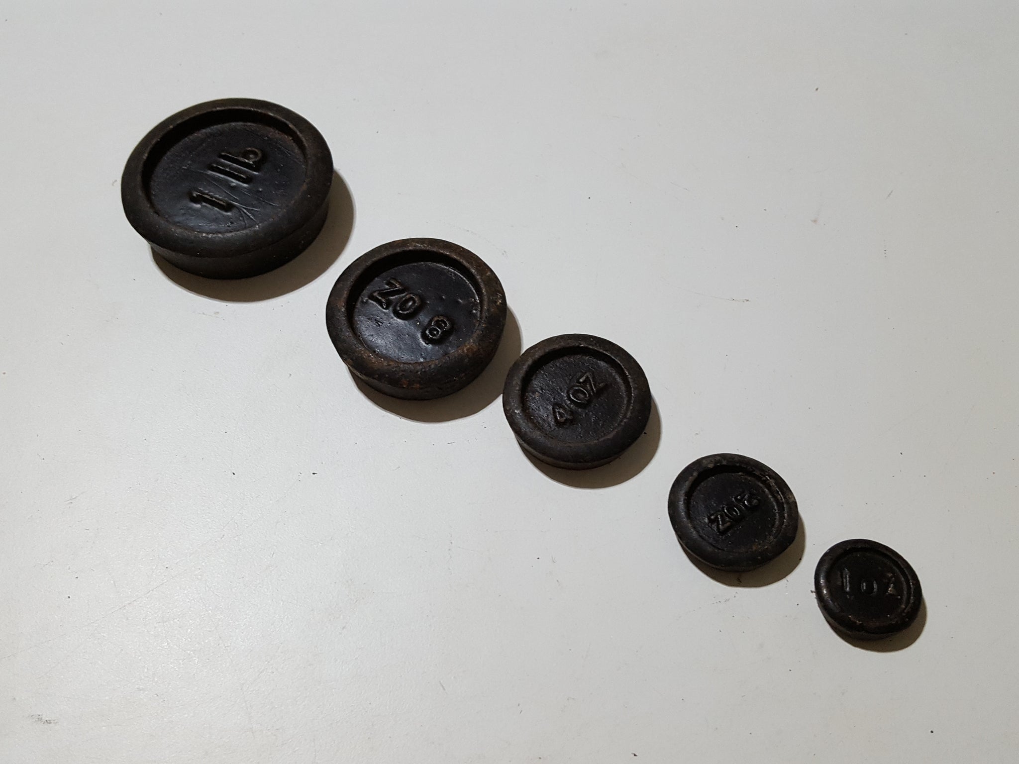 Set of 5 Small Weights 1oz - 1lb 33730