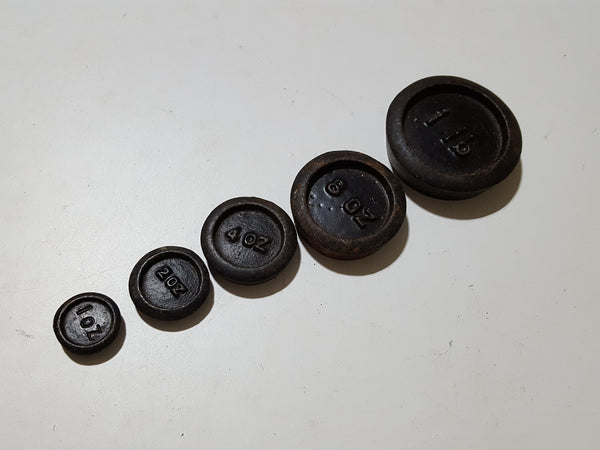 Set of 5 Small Weights 1oz - 1lb 33730
