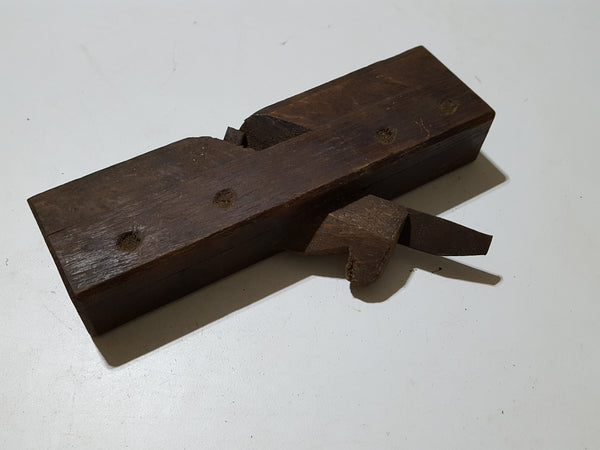 8 3/4" Unusual Vintage Skewed Wooden Moulding Plane 33797