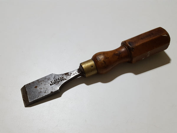 1 1/4" Vintage I Sorby Firmer Chisel w Well Repaired Handle 33848
