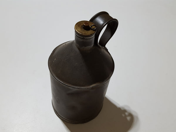 7" Vintage Screw Top Oil Bottle 34235