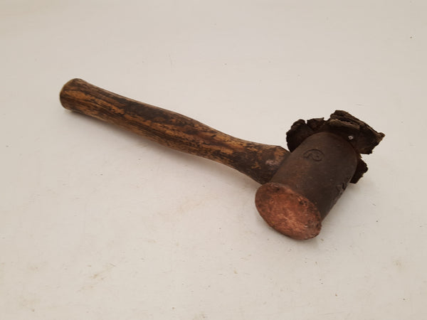 2lb Vintage Copper & Rawhide Mallet 34487