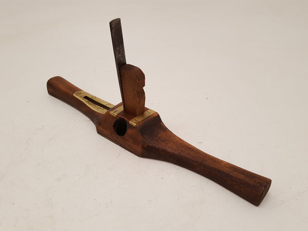 Beautiful Brass Wood & Steel Router Spokeshave Missing Fence 34560