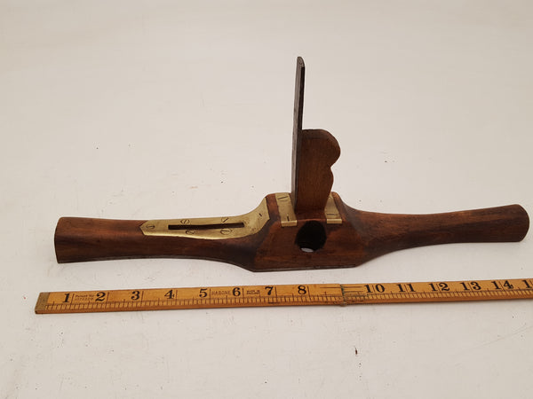 Beautiful Brass Wood & Steel Router Spokeshave Missing Fence 34560