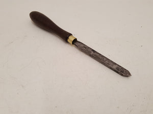 Lovely Vintage J Buck Ornamental Wood Parting Tool Damaged Handle 34779