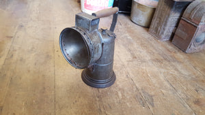 Beautiful 12" Vintage Lantern w Wooden Handle 35154